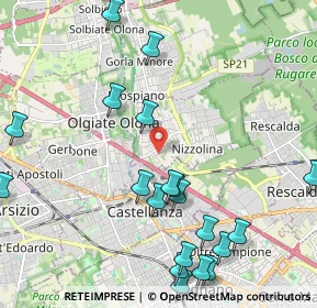 Mappa Via Eugenio Montale, 21050 Marnate VA, Italia (2.5745)