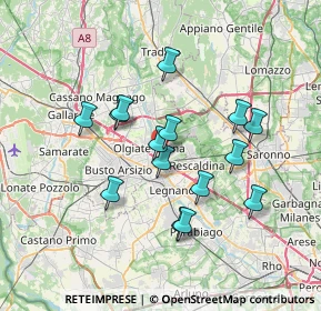 Mappa Via Eugenio Montale, 21050 Marnate VA, Italia (6.19)