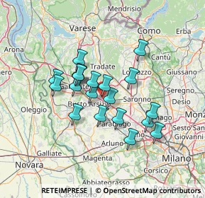 Mappa Via Eugenio Montale, 21050 Marnate VA, Italia (10.767)