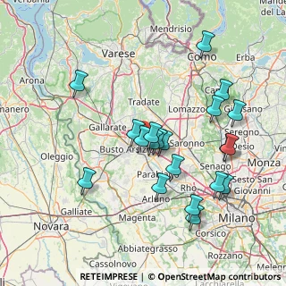 Mappa Via Eugenio Montale, 21050 Marnate VA, Italia (14.9365)