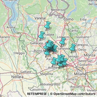 Mappa Via Eugenio Montale, 21050 Marnate VA, Italia (8.55529)