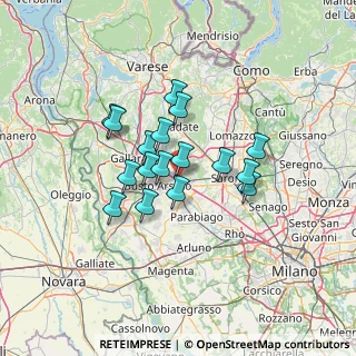 Mappa Via Eugenio Montale, 21050 Marnate VA, Italia (10.07176)