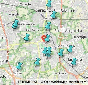 Mappa Via Dante Alighieri, 20832 Desio MB, Italia (2.07333)