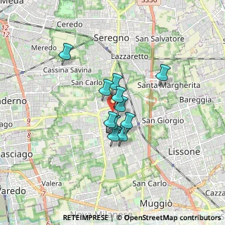 Mappa Via Dante Alighieri, 20832 Desio MB, Italia (1.05273)