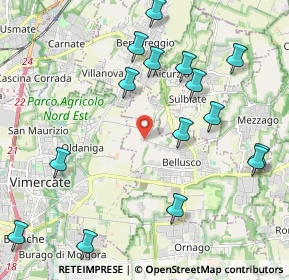 Mappa Cascina S. Nazzaro, 20882 Bellusco MB, Italia (2.41533)