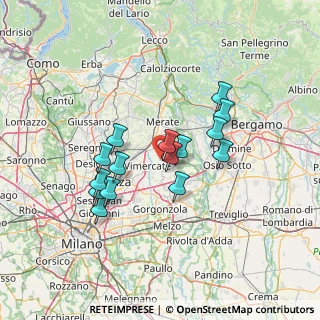 Mappa Cascina S. Nazzaro, 20882 Bellusco MB, Italia (11.65333)