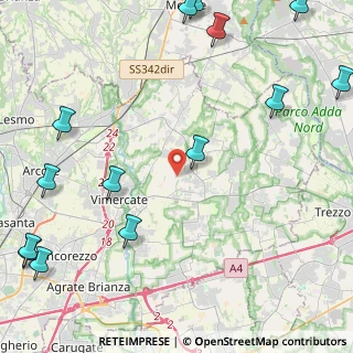 Mappa Cascina S. Nazzaro, 20882 Bellusco MB, Italia (6.55929)