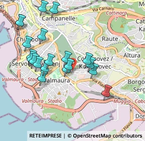 Mappa Via Riccardo Zandonai, 34148 Trieste TS, Italia (0.963)