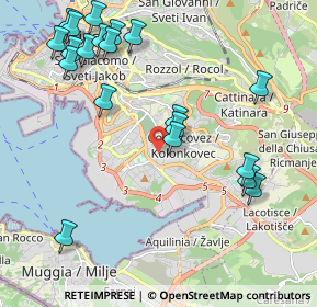 Mappa Via Riccardo Zandonai, 34148 Trieste TS, Italia (2.4435)