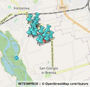 Mappa Via dell'Industria, 35014 Fontaniva PD, Italia (0.581)