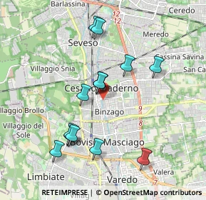 Mappa Via Andrea Strada, 20031 Cesano Maderno MB, Italia (1.745)