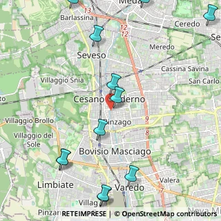 Mappa Via Andrea Strada, 20031 Cesano Maderno MB, Italia (2.87)