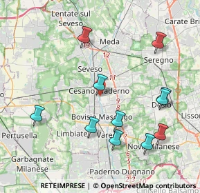 Mappa Via Andrea Strada, 20031 Cesano Maderno MB, Italia (4.28182)