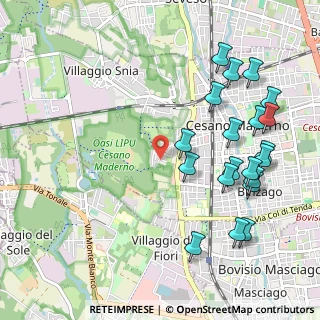 Mappa Via Don Orione, 20811 Cesano Maderno MB, Italia (1.193)