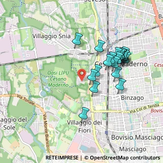 Mappa Via Don Orione, 20811 Cesano Maderno MB, Italia (0.8845)