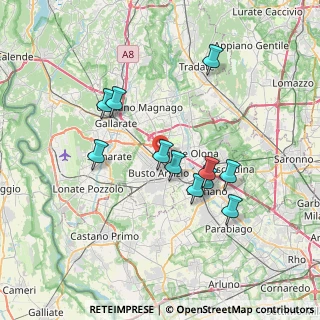 Mappa Via Sempione, 21052 Busto Arsizio VA, Italia (6.45091)