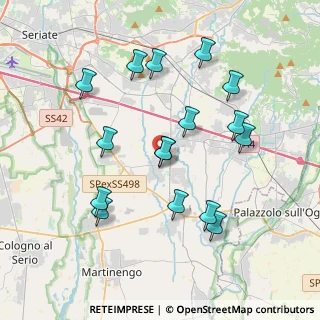 Mappa Via Giacomo Matteotti, 24050 Calcinate BG, Italia (3.79125)