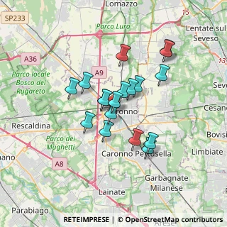 Mappa Via Ferrari Gaudenzio, 21047 Saronno VA, Italia (2.67111)