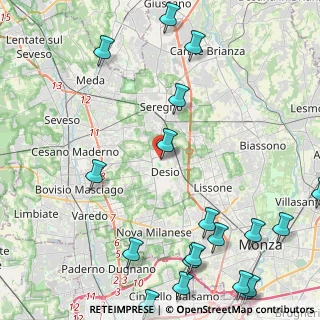 Mappa Via Brianza, 20832 Desio MB, Italia (6.49)