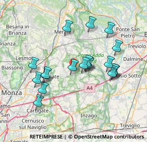 Mappa Via Roma, 20050 Mezzago MB, Italia (6.78579)