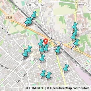 Mappa Via Formazza, 21052 Busto Arsizio VA, Italia (0.553)