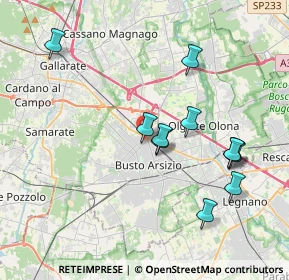 Mappa Via Formazza, 21052 Busto Arsizio VA, Italia (3.72545)
