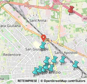 Mappa Via Formazza, 21052 Busto Arsizio VA, Italia (1.34364)
