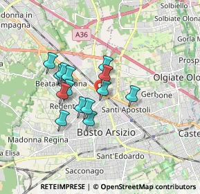 Mappa Via Formazza, 21052 Busto Arsizio VA, Italia (1.30571)