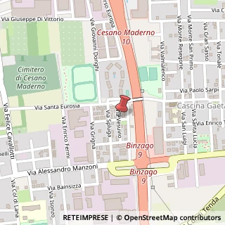 Mappa Via Vesuvio, 18, 20031 Cesano Maderno, Monza e Brianza (Lombardia)