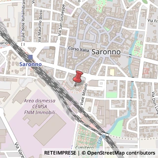 Mappa Via Milano, 3, 21047 Saronno, Varese (Lombardia)