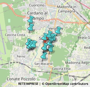 Mappa Via San Giovanni Bosco, 21017 Samarate VA, Italia (1.06944)