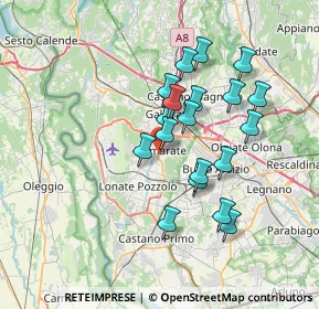 Mappa Via San Giovanni Bosco, 21017 Samarate VA, Italia (6.16316)