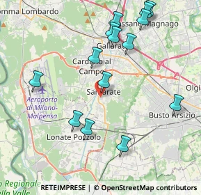 Mappa Via San Giovanni Bosco, 21017 Samarate VA, Italia (4.37786)