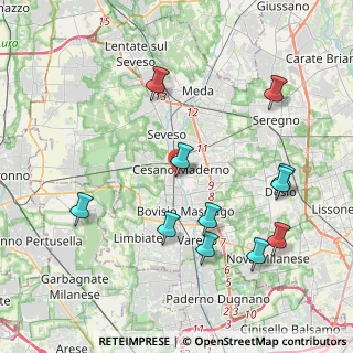Mappa Via Matteotti, 20038 Cesano Maderno MB, Italia (4.37182)