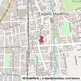 Mappa Via Giacomo Matteotti, 16, 20811 Cesano Maderno, Monza e Brianza (Lombardia)