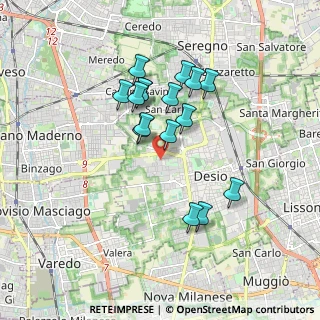 Mappa Via Padre Massimiliano Kolbe, 20832 Desio MB, Italia (1.5125)