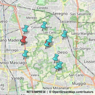 Mappa Via Padre Massimiliano Kolbe, 20832 Desio MB, Italia (1.74455)