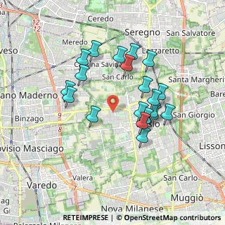 Mappa Via Padre Massimiliano Kolbe, 20832 Desio MB, Italia (1.6075)