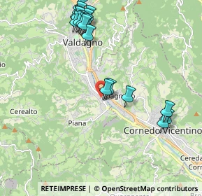 Mappa Zona Industriale Piana, 36078 Valdagno VI, Italia (2.32105)