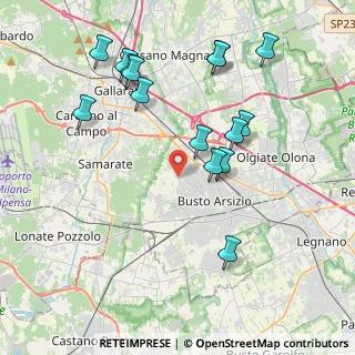 Mappa Via Maestri del lavoro, 21052 Busto Arsizio VA, Italia (4.22333)