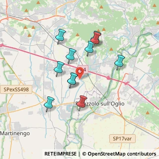 Mappa Via Divisione Acqui, 24060 Telgate BG, Italia (3.13636)