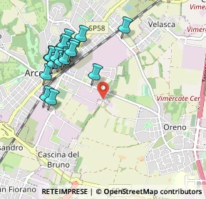 Mappa Via Armando Diaz, 20862 Arcore MB, Italia (1.0455)