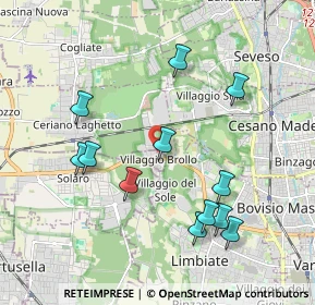 Mappa Via dei Mestieri, 20033 Solaro MI, Italia (1.995)