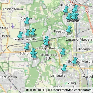 Mappa Via dei Mestieri, 20033 Solaro MI, Italia (2.328)