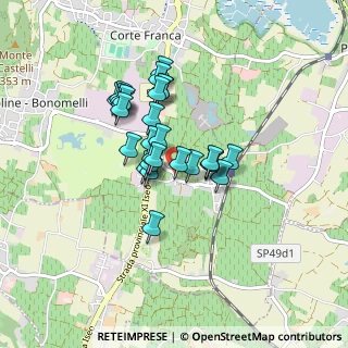 Mappa Via Dosso, 25040 Corte Franca BS, Italia (0.63214)