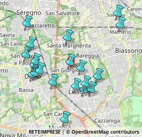 Mappa Via A. Ponchielli, 20035 Lissone MB, Italia (2.0225)