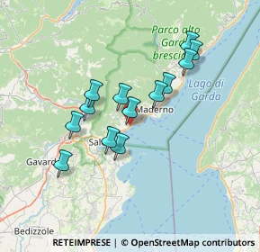 Mappa Via Lungolago Giuseppe Zanardelli, 25083 Gardone Riviera BS, Italia (5.93615)