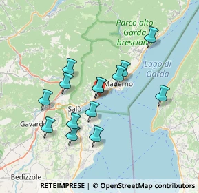 Mappa Via Lungolago Giuseppe Zanardelli, 25083 Gardone Riviera BS, Italia (6.32571)