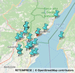 Mappa Via Lungolago Giuseppe Zanardelli, 25083 Gardone Riviera BS, Italia (6.86737)