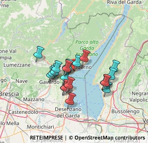 Mappa Via Lungolago Giuseppe Zanardelli, 25083 Gardone Riviera BS, Italia (10.2825)